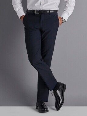 Samuel Windsor NWT Plain Suit Trouser in Navy sz 36 / 33